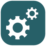 2 gears icon
