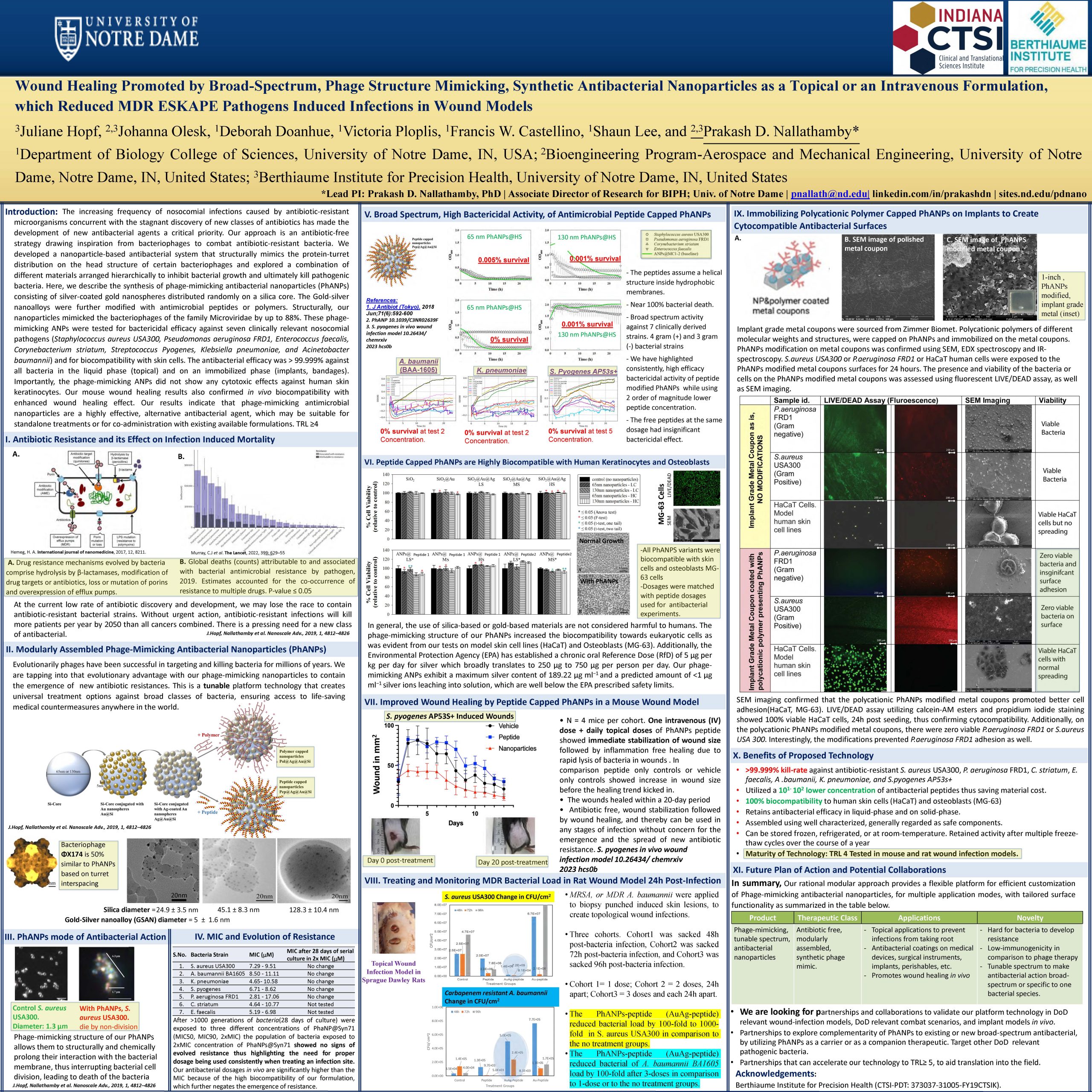 Screenshot of the Berthiaume Institute for Precision Health MHSRS poster