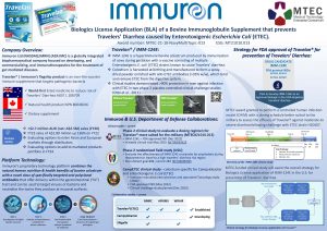 Screenshot of Immuron MHSRS poster